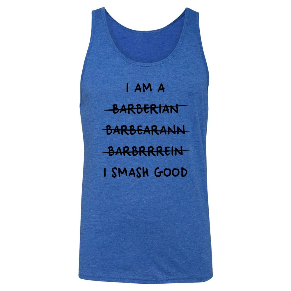 I Am A Barbarian Unisex Jersey Tank - True Royal Triblend - 12