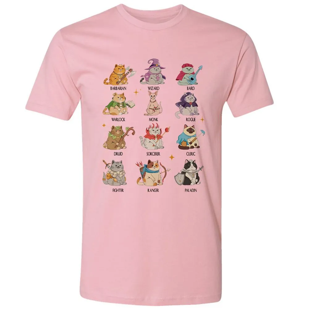 Dungeons And Cats Premium Unisex T-Shirt - Light Pink - 3