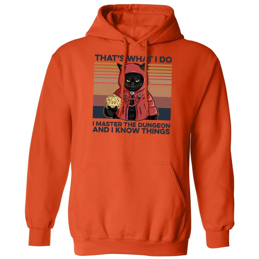 I Master The Dungeons Classic Unisex Hoodie - Orange - 10