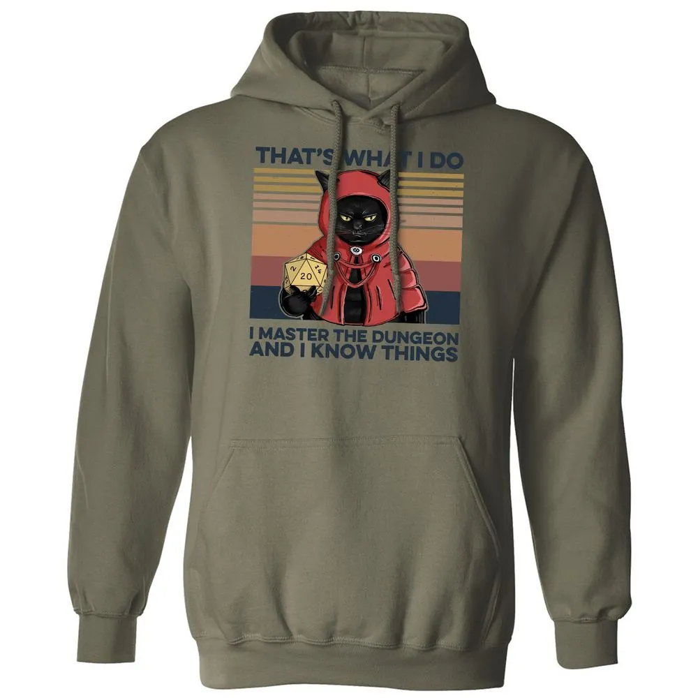 I Master The Dungeons Classic Unisex Hoodie - Military Green - 4