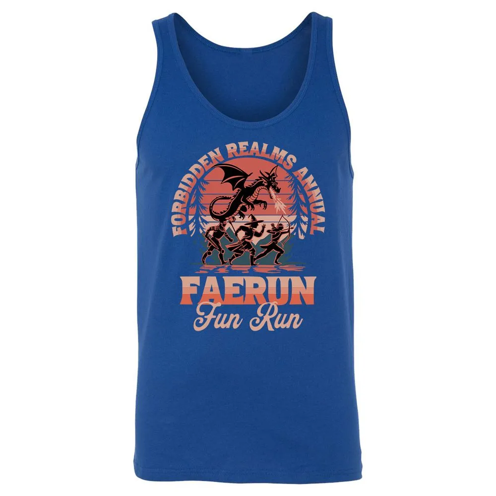 Faerun Fun Run Unisex Jersey Tank - True Royal - 13