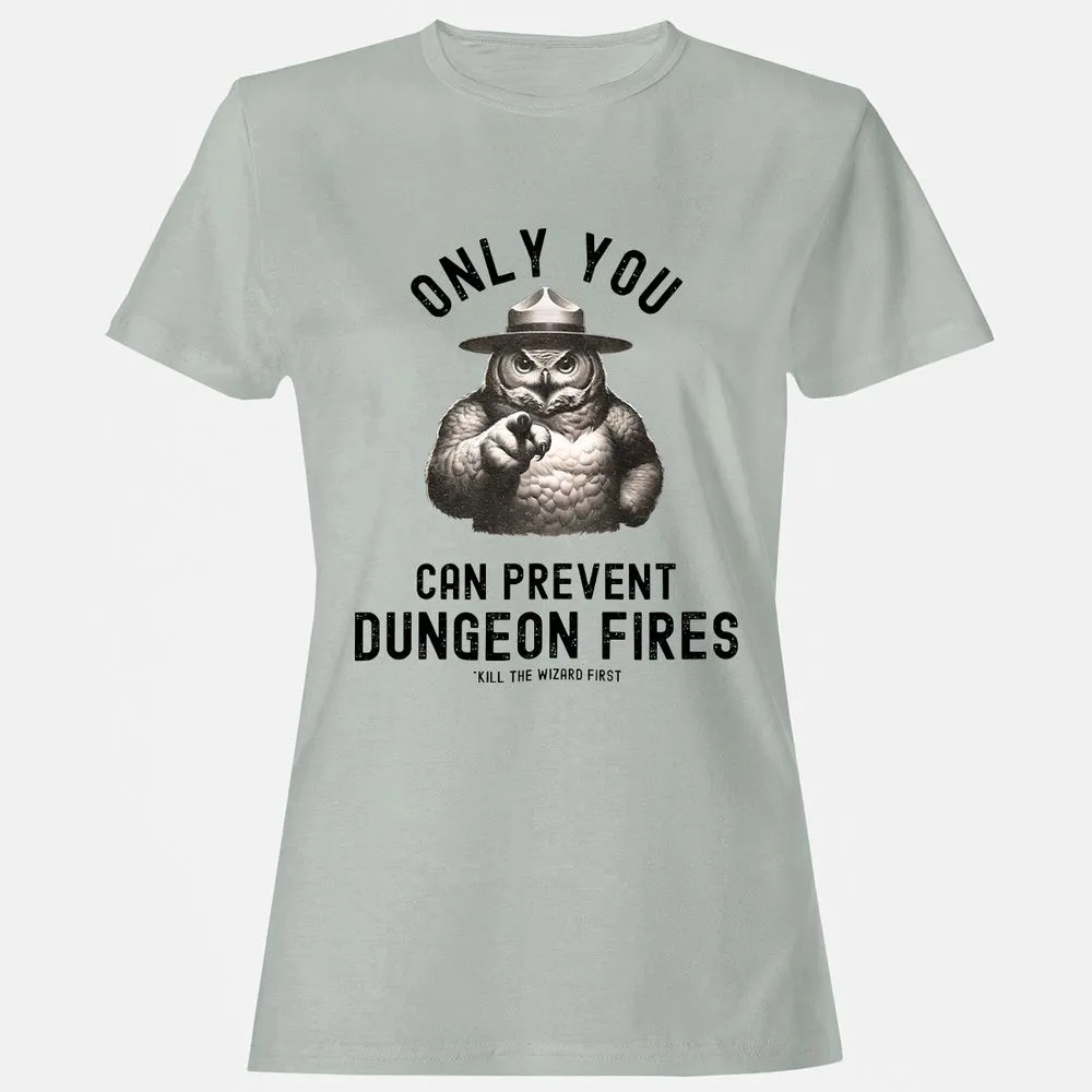 Only You Can Prevent Dungeon Fires Women's T-Shirt - Ash - 2