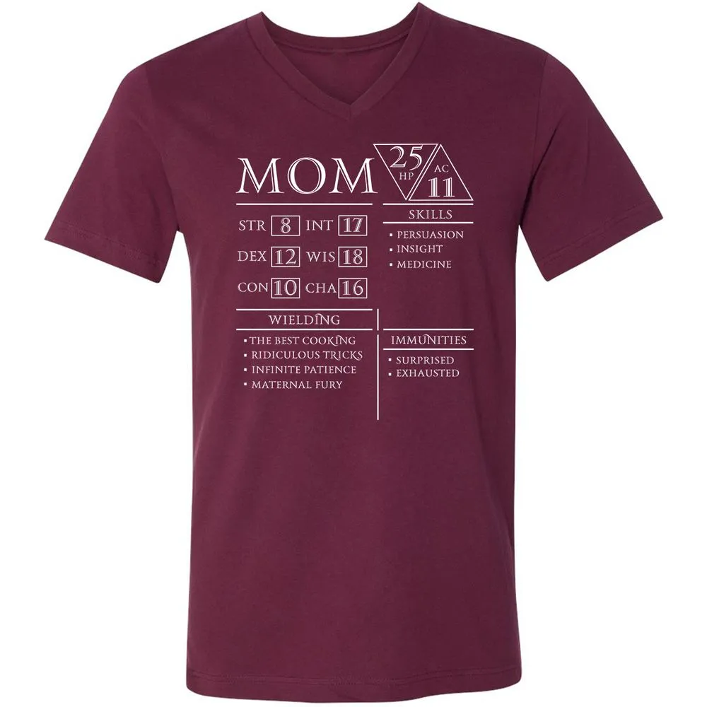Mom Stats - Maroon - 6