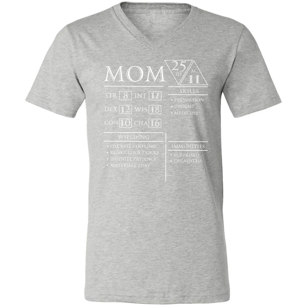 Mom Stats - Athletic Heather - 7