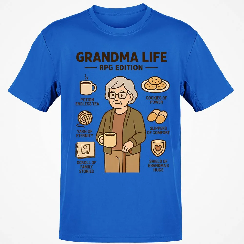 Grandma Life RPG Edition Classic Unisex T-Shirt - Royal - 11