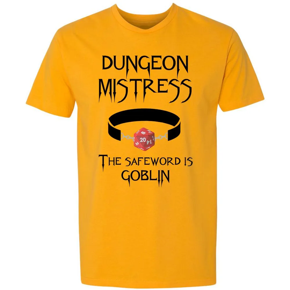 Dungeon Mistress Premium Unisex T-Shirt - Gold - 12
