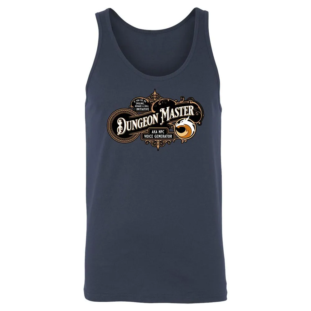 Dungeon Master Unisex Jersey Tank - Navy - 2