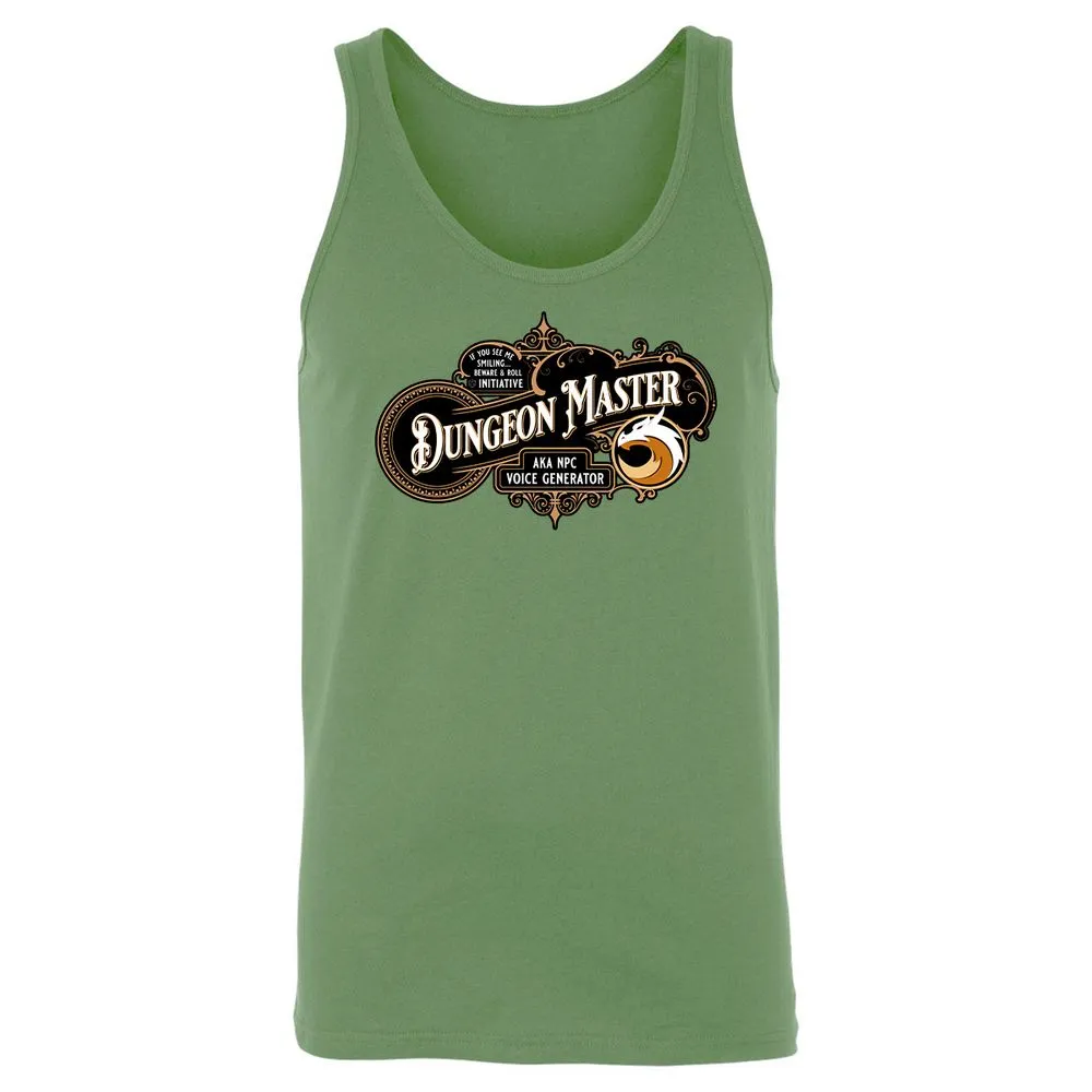 Dungeon Master Unisex Jersey Tank - Leaf - 10