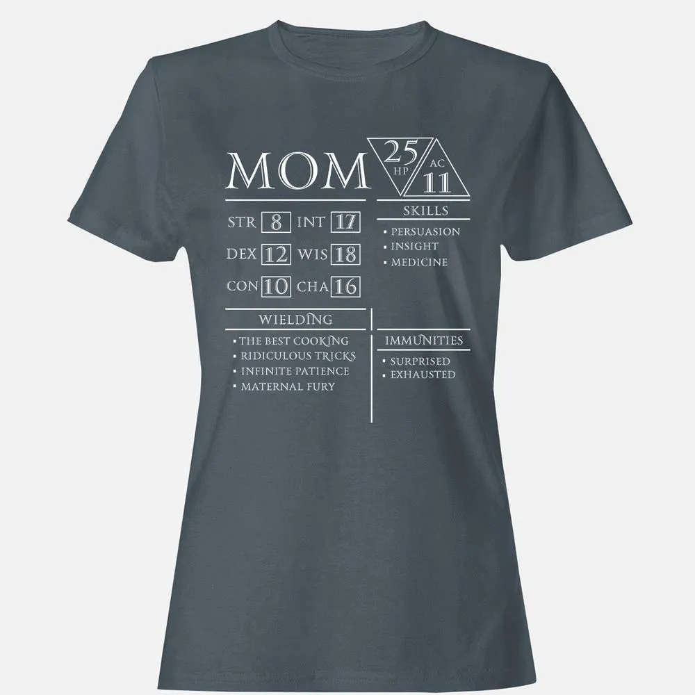 Mom Stats - Charcoal - 3