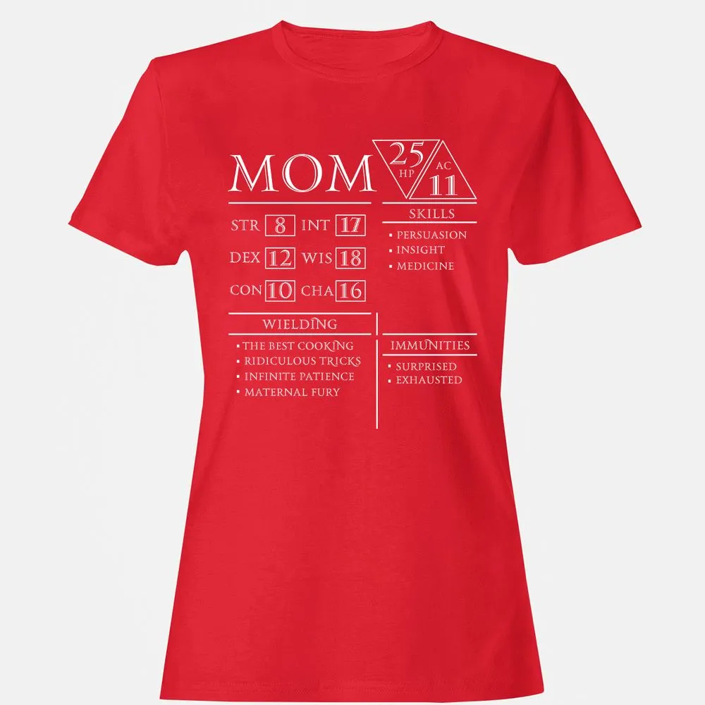 Mom Stats - Red - 13