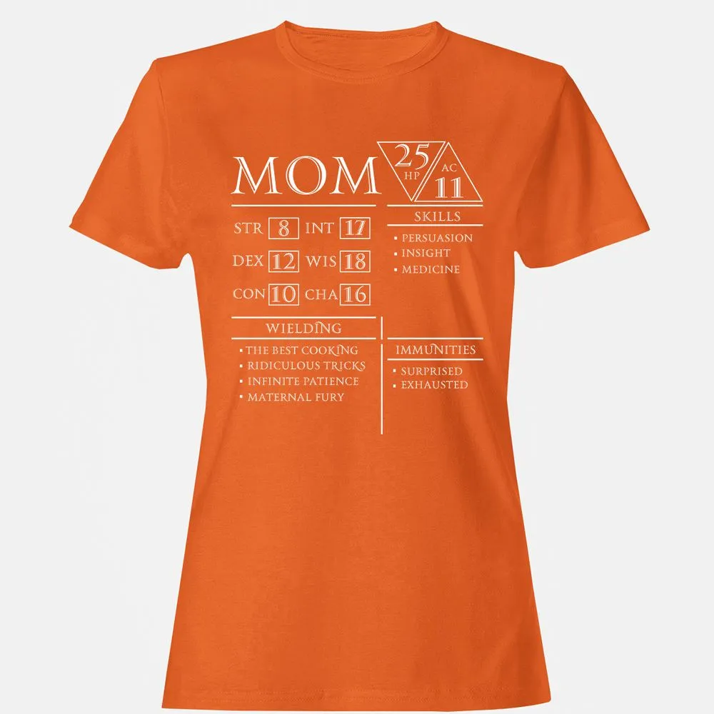 Mom Stats - Orange - 11