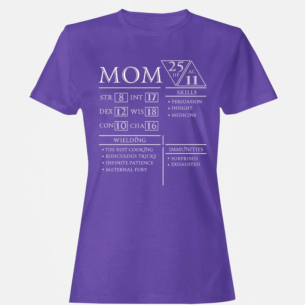 Mom Stats - Purple - 12