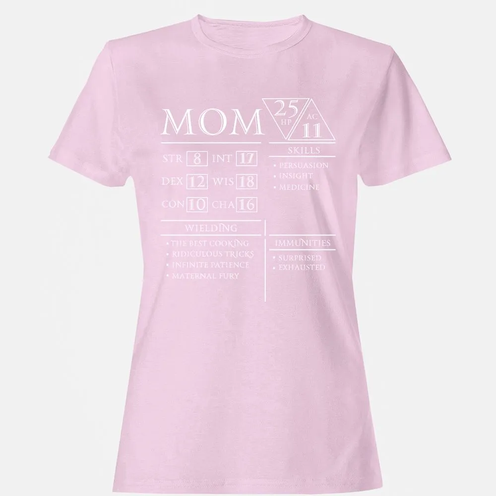 Mom Stats - Light Pink - 9