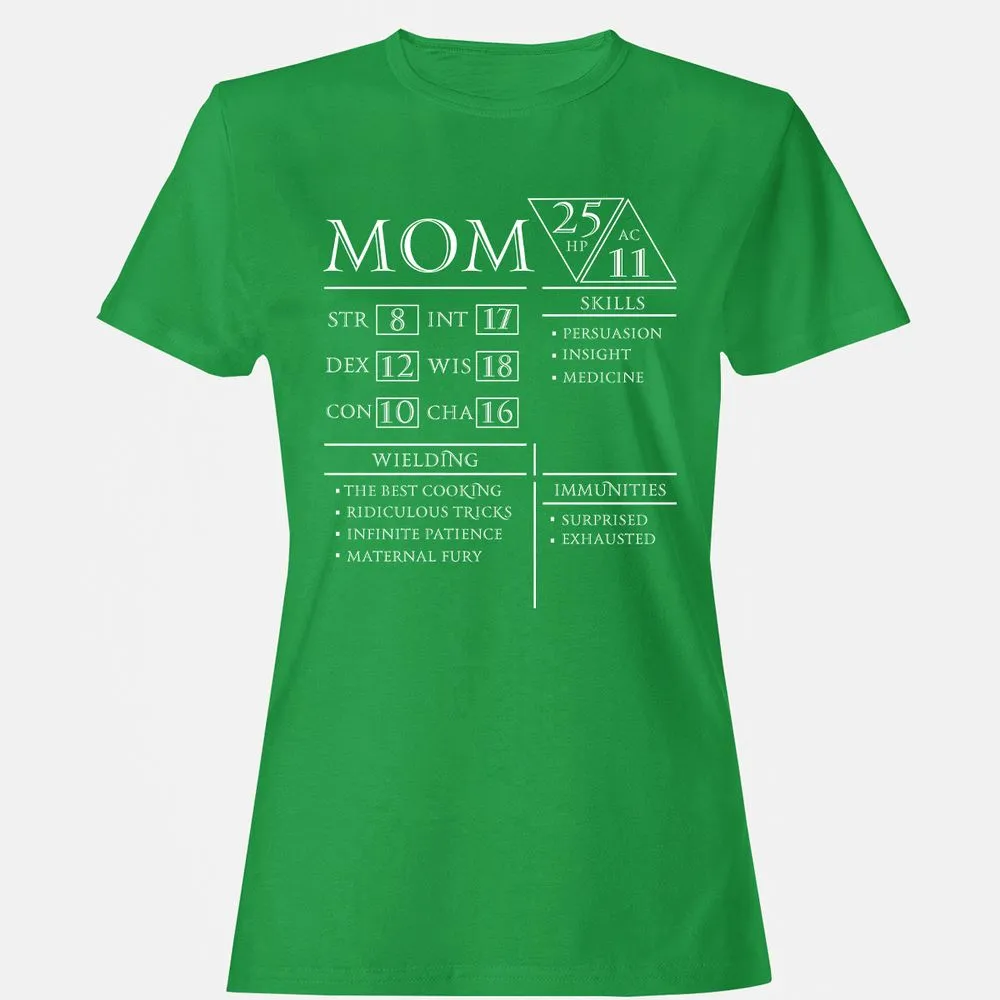 Mom Stats - Irish Green - 7