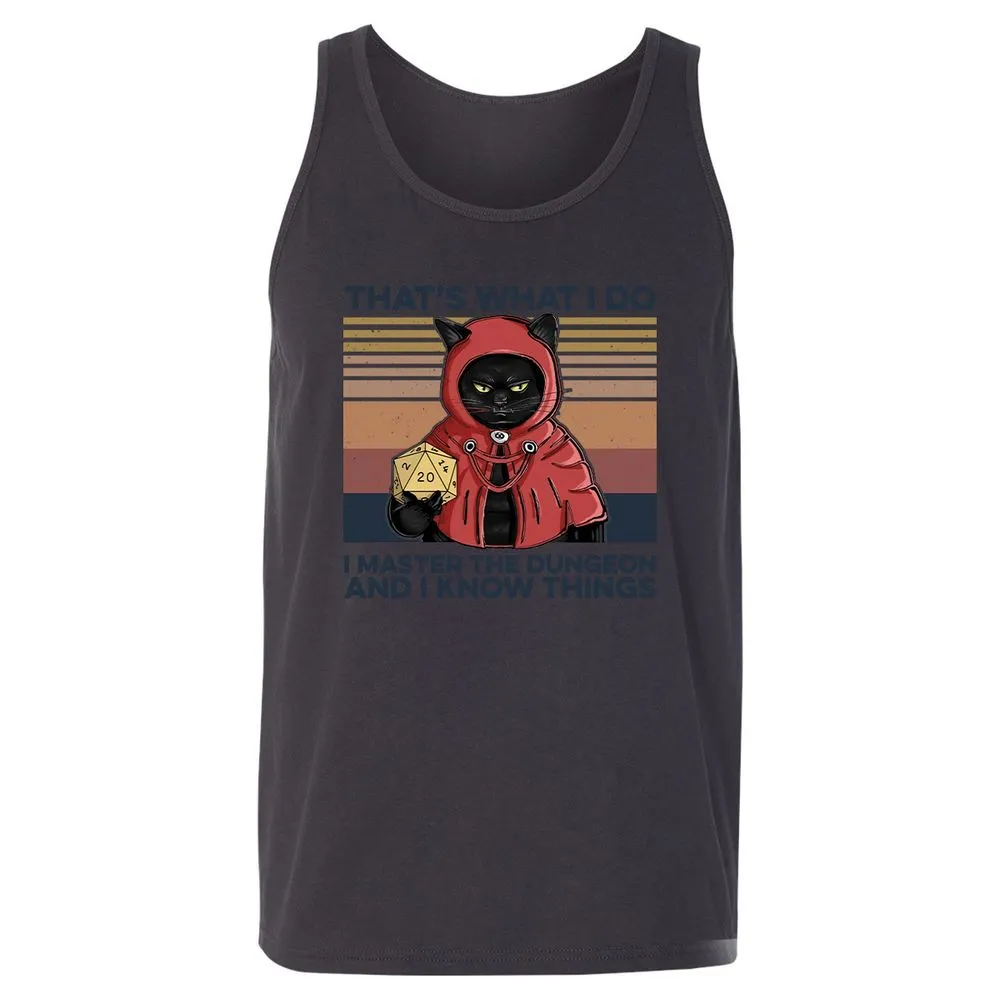 I Master The Dungeons Unisex Jersey Tank - Dark Grey - 7