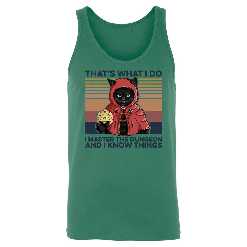 I Master The Dungeons Unisex Jersey Tank - Kelly - 9