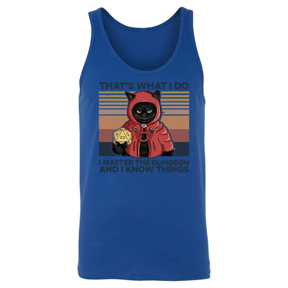 I Master The Dungeons Unisex Jersey Tank - True Royal - 13