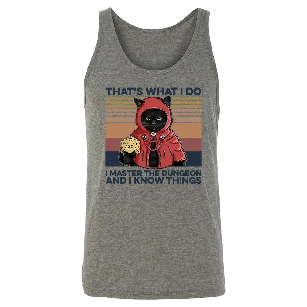 I Master The Dungeons Unisex Jersey Tank - Grey Triblend - 2