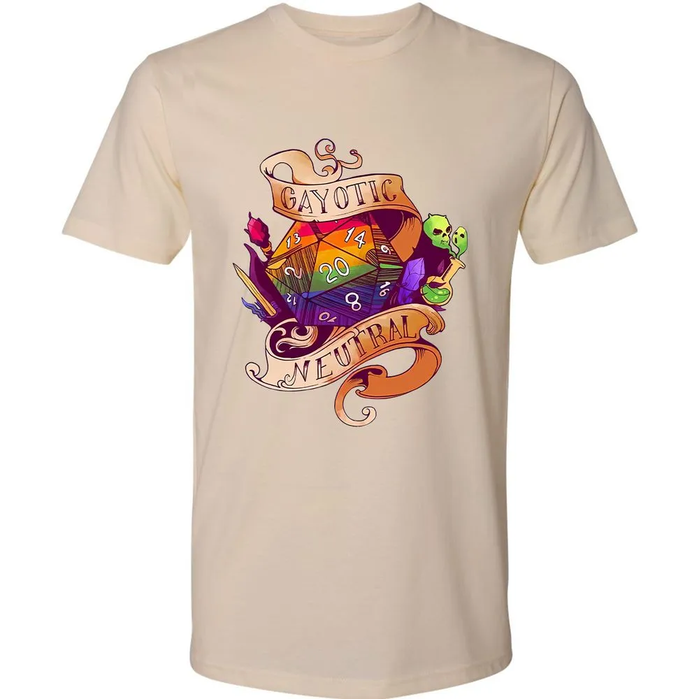 Gayotic Neutral Premium Unisex T-Shirt - Cream - 2