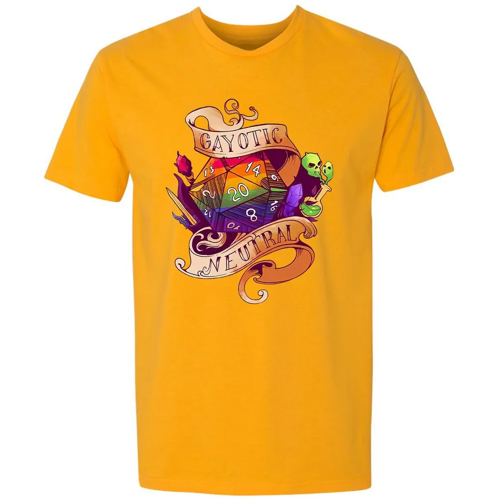 Gayotic Neutral Premium Unisex T-Shirt - Gold - 12