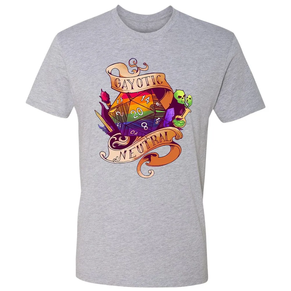 Gayotic Neutral Premium Unisex T-Shirt - Heather Grey - 9