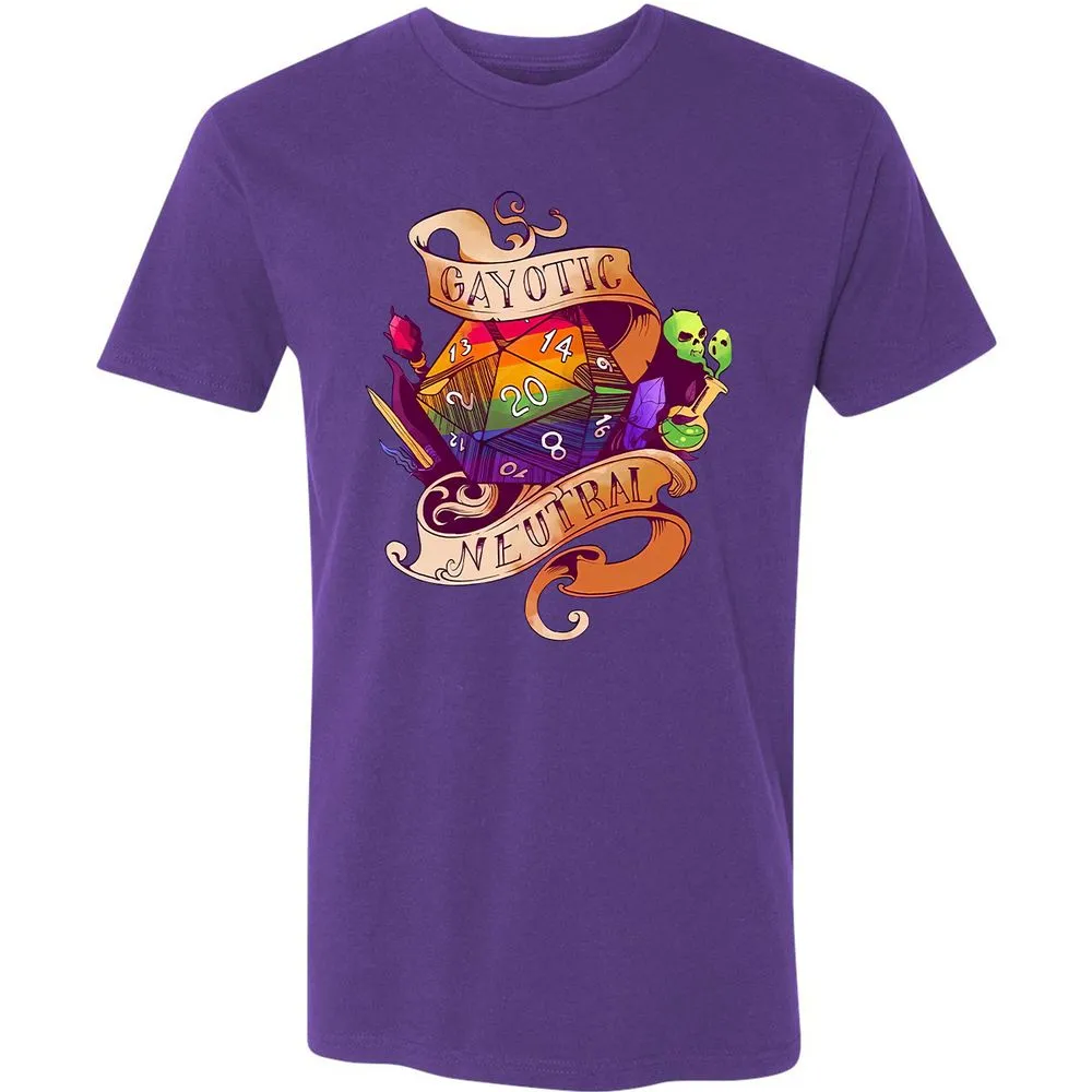 Gayotic Neutral Premium Unisex T-Shirt - Purple Rush - 7