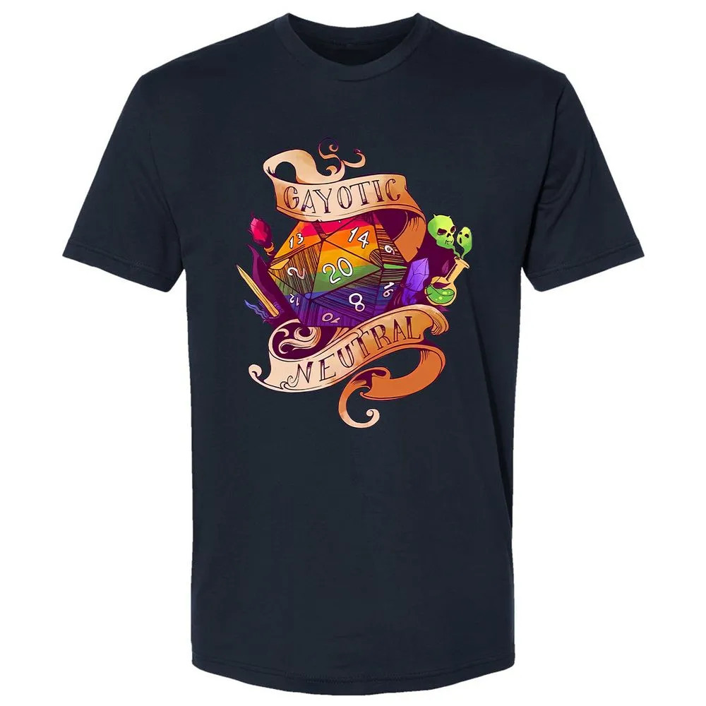 Gayotic Neutral Premium Unisex T-Shirt - Midnight Navy - 14