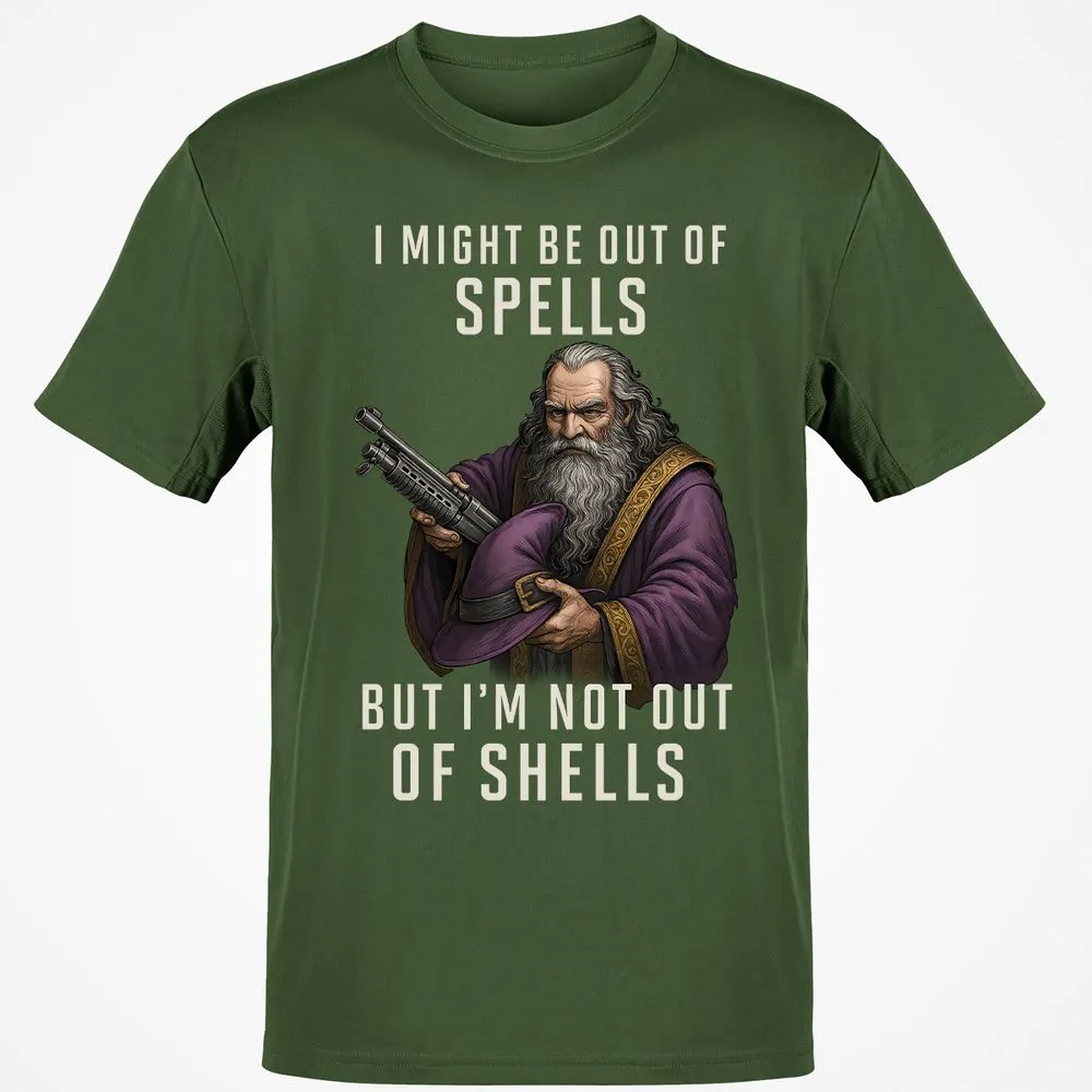 Not Out Of Shells Classic Unisex T-Shirt - Military Green - 6