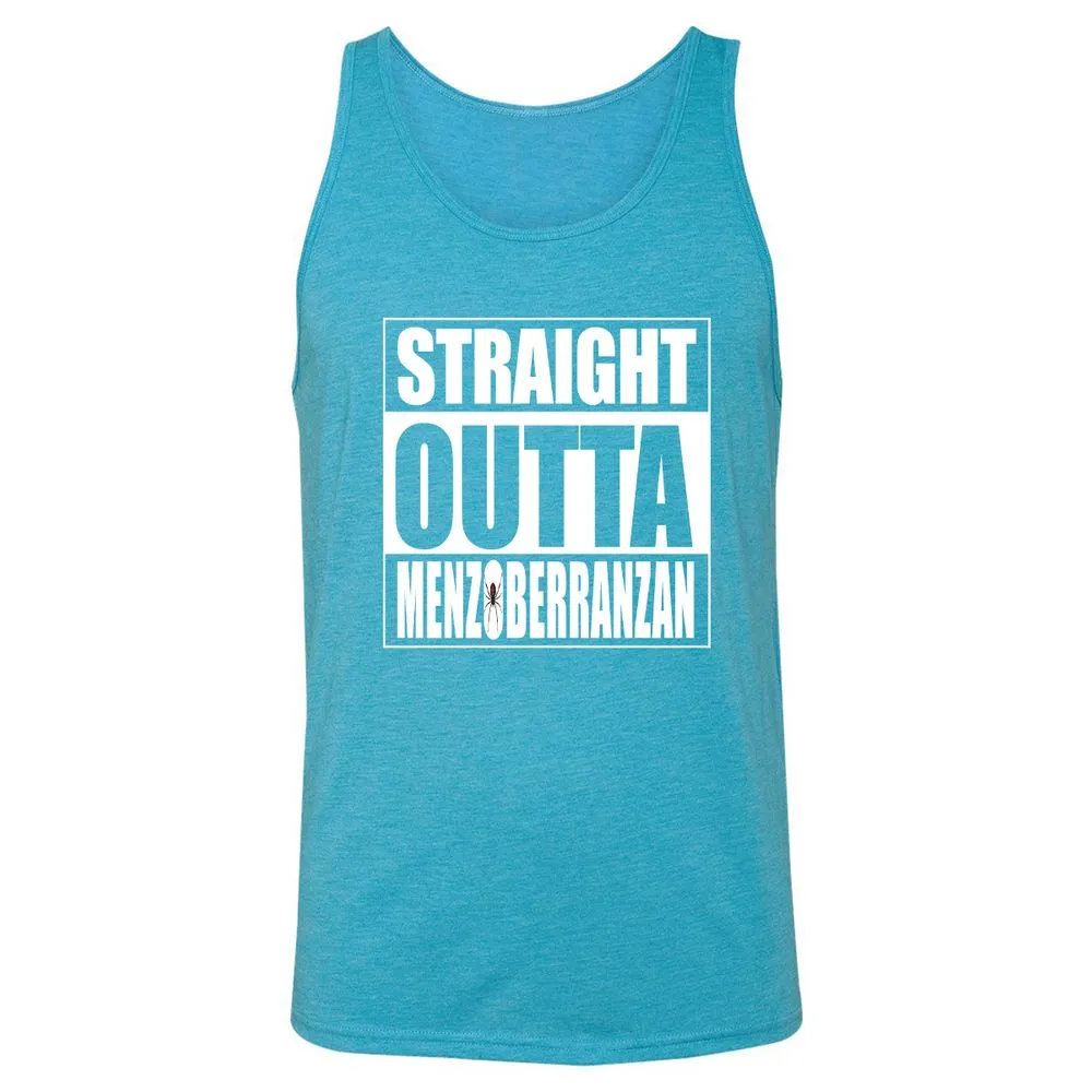 Straight Outta Menzoberranzan Unisex Jersey Tank - Aqua Triblend - 3