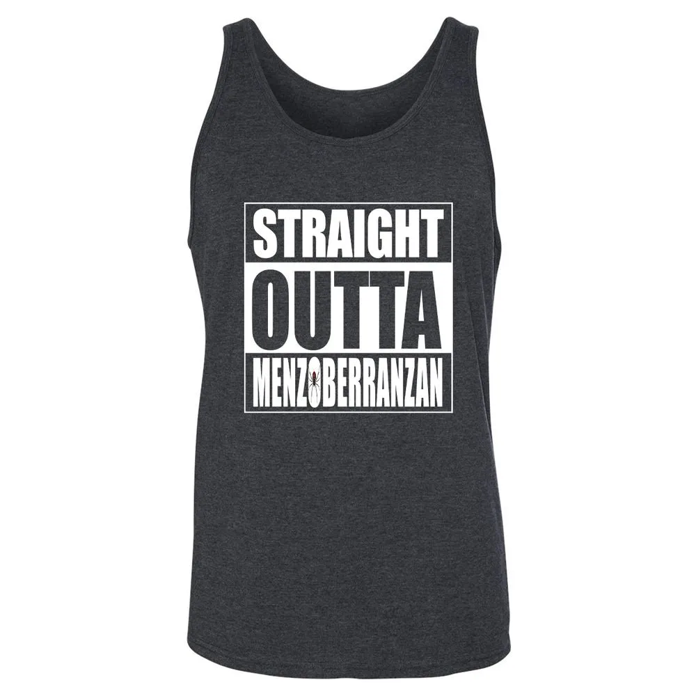 Straight Outta Menzoberranzan Unisex Jersey Tank - Dark Grey Heather - 6