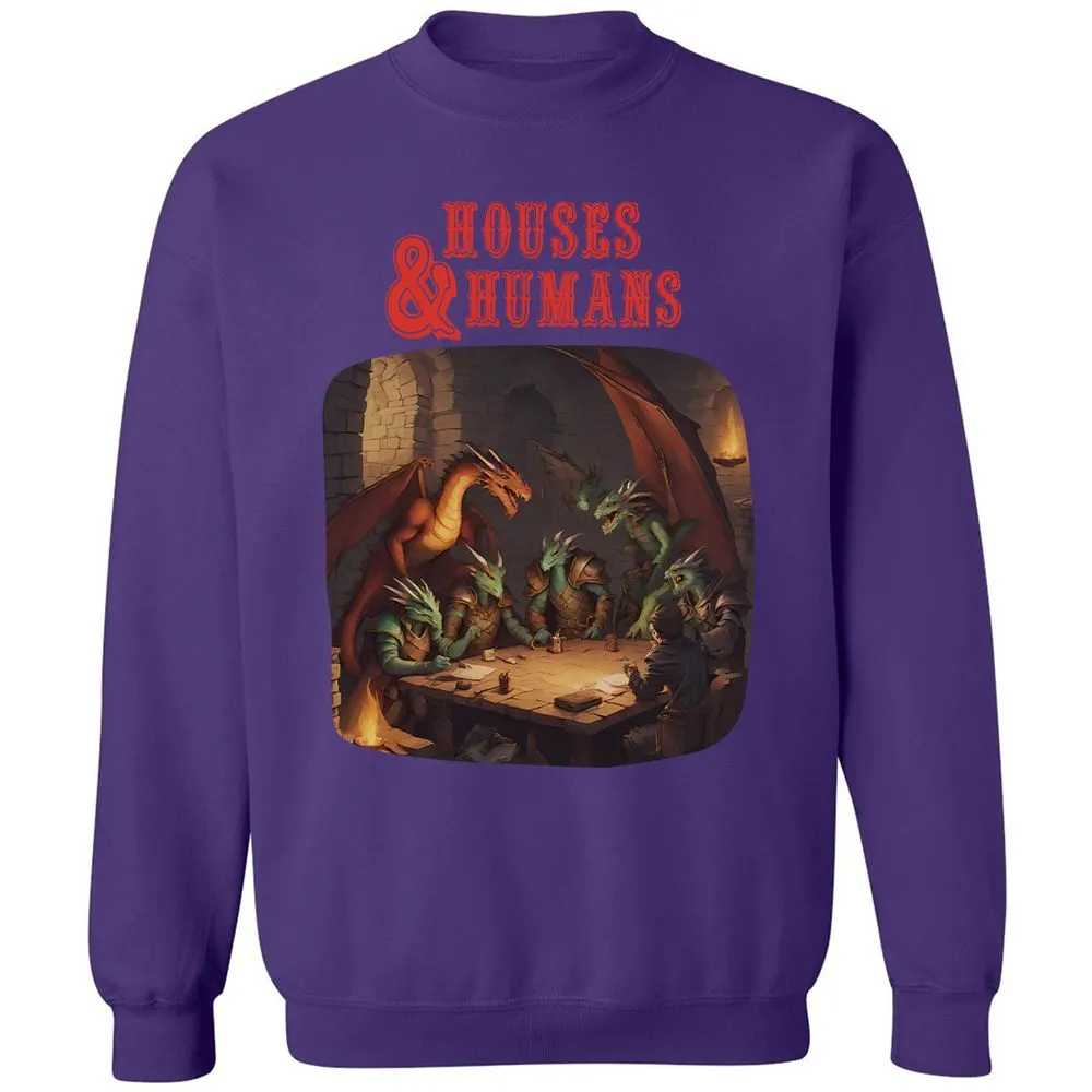 Houses And Humans Classic Unisex Sweatshirt - Purple - 6