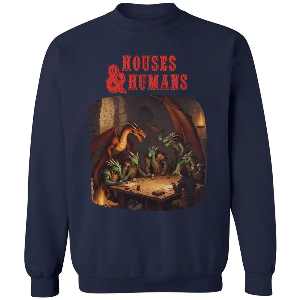 Houses And Humans Classic Unisex Sweatshirt - Navy - 8