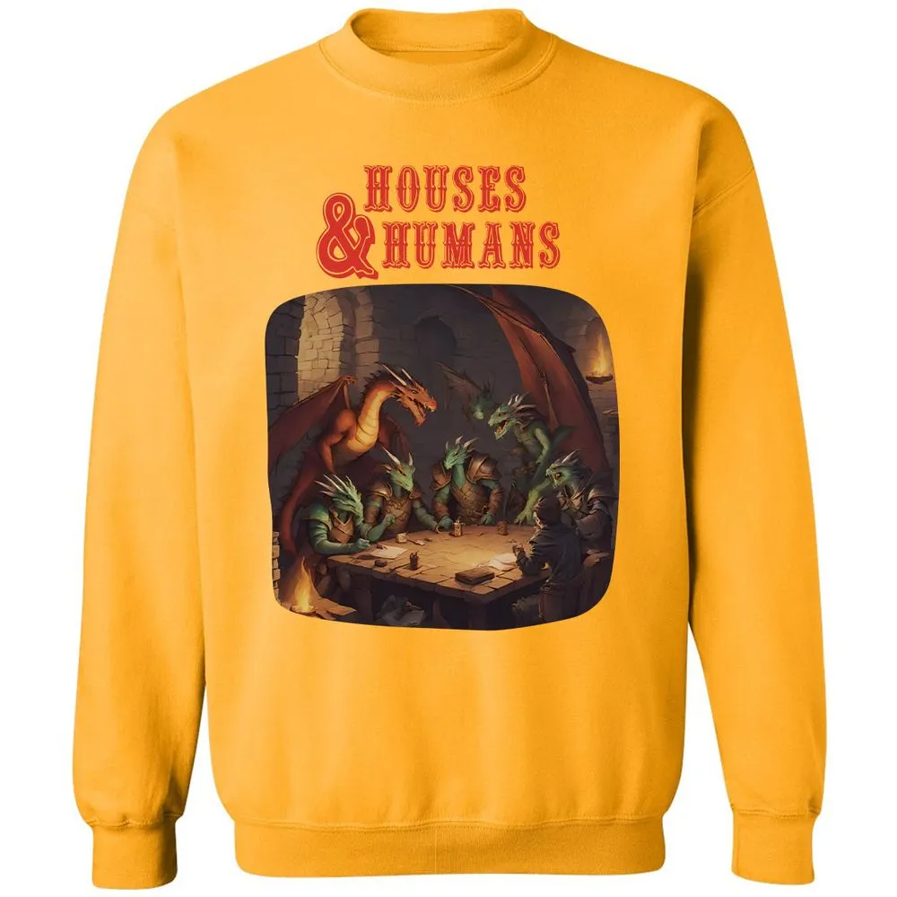 Houses And Humans Classic Unisex Sweatshirt - Gold - 11