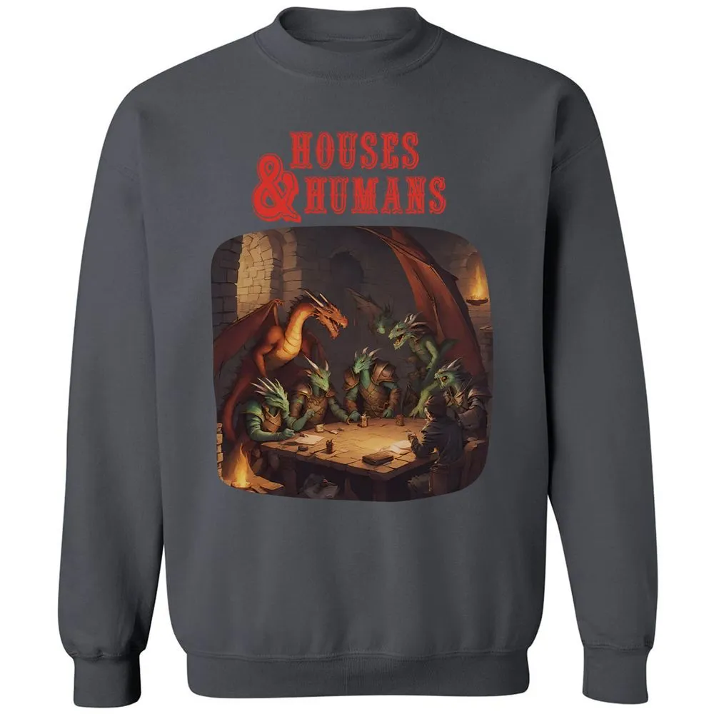 Houses And Humans Classic Unisex Sweatshirt - Charcoal - 7