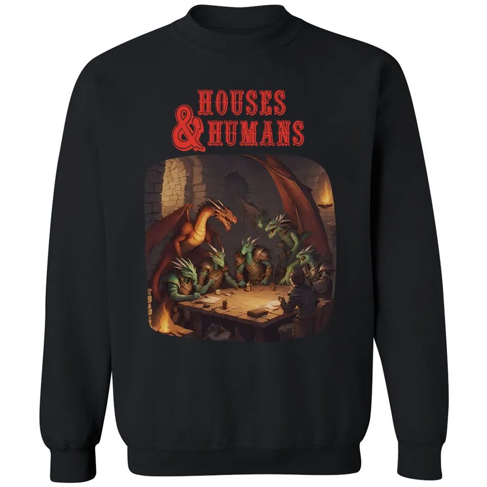 Houses And Humans Classic Unisex Sweatshirt - Black - 12
