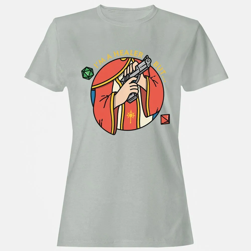 I'm A Healer But Women's T-Shirt - Ash - 2