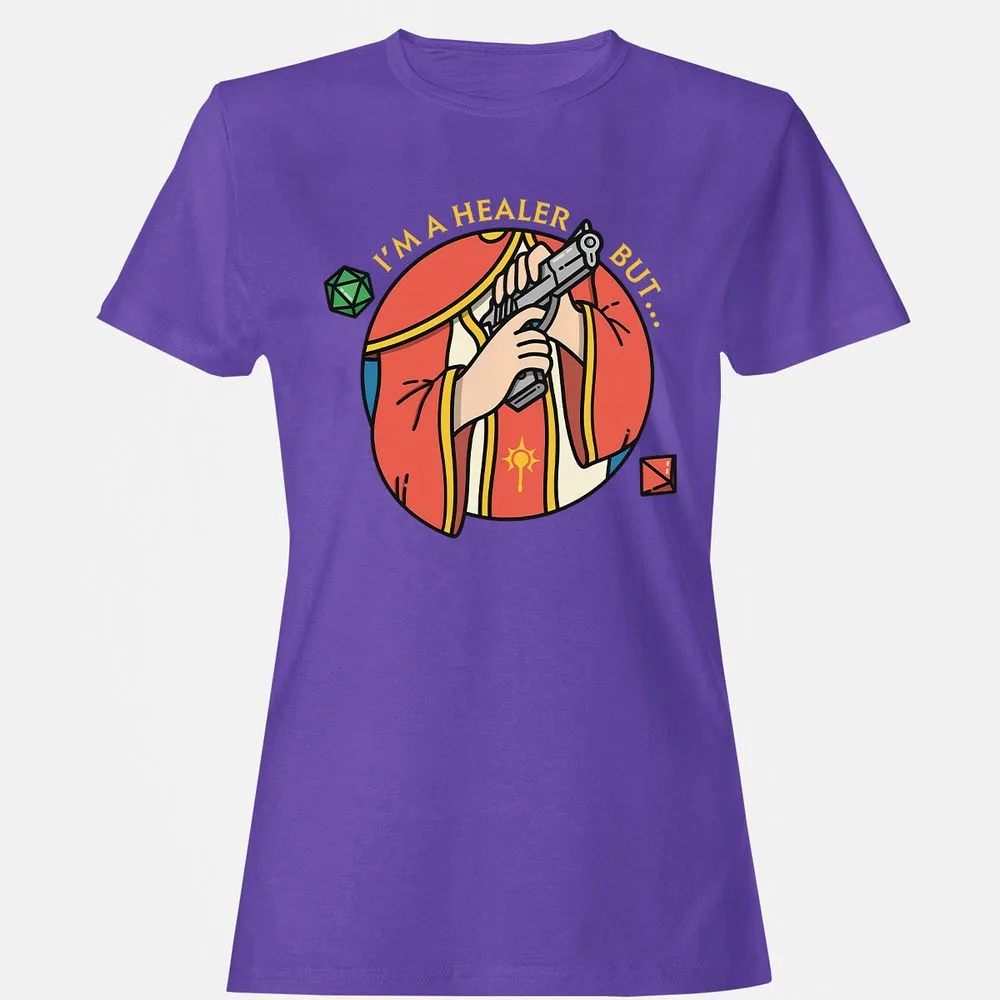 I'm A Healer But Women's T-Shirt - Purple - 12
