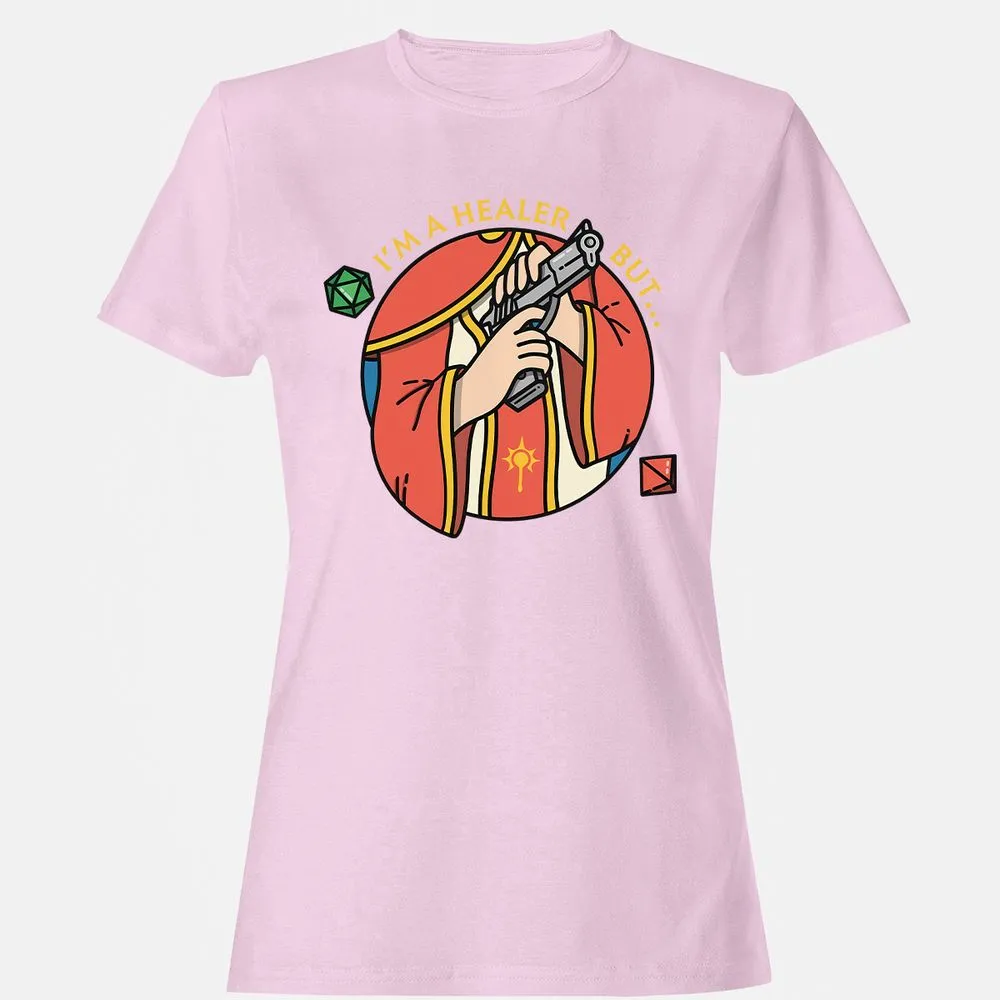 I'm A Healer But Women's T-Shirt - Light Pink - 9