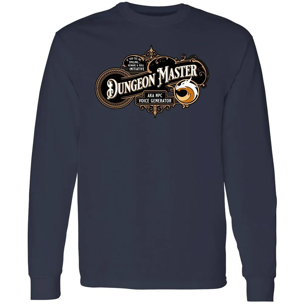 Dungeon Master Long Sleeve T-Shirt - Navy - 2