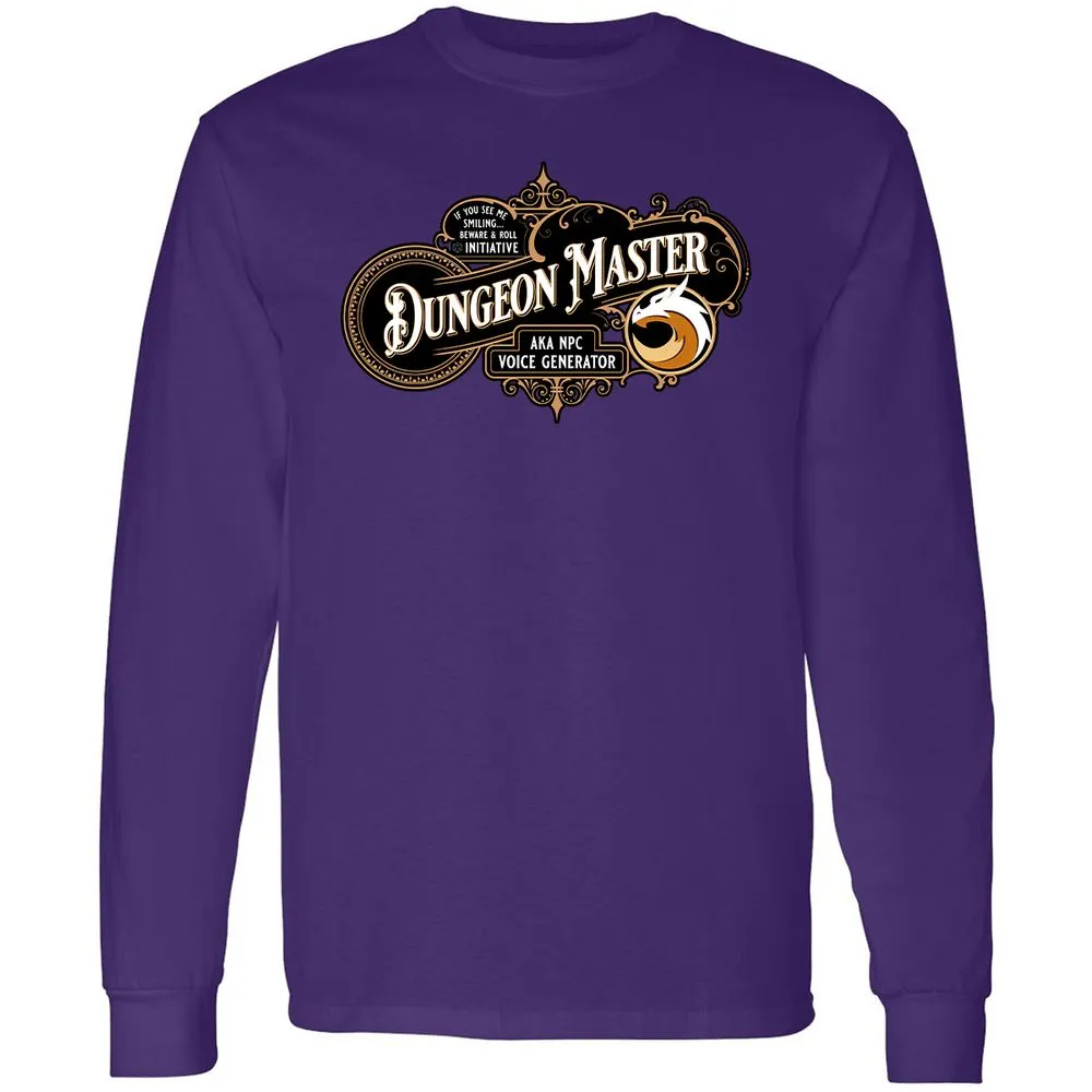 Dungeon Master Long Sleeve T-Shirt - Purple - 13
