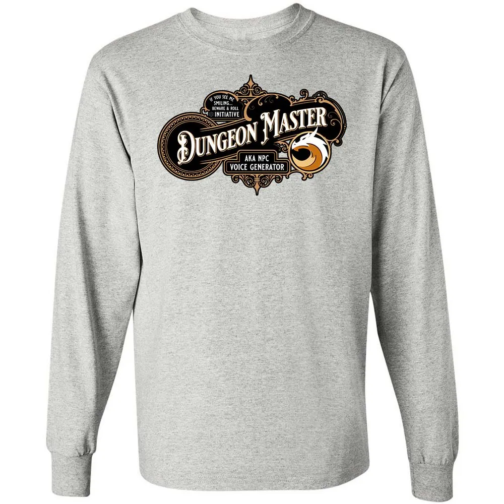 Dungeon Master Long Sleeve T-Shirt - Ash - 7