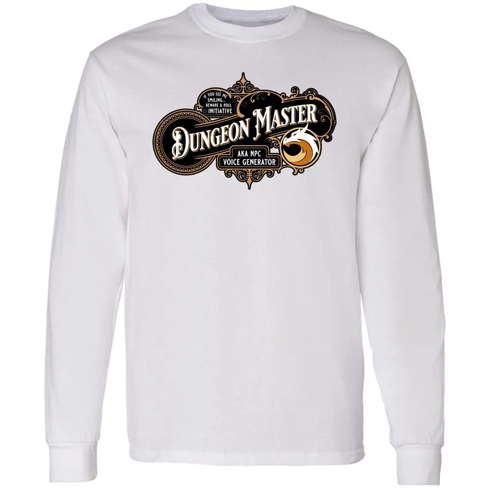 Dungeon Master Long Sleeve T-Shirt - White - 5