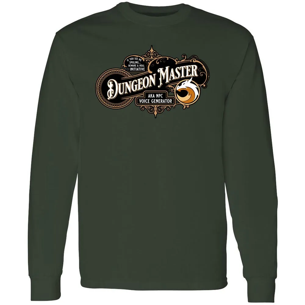 Dungeon Master Long Sleeve T-Shirt - Forest Green - 4