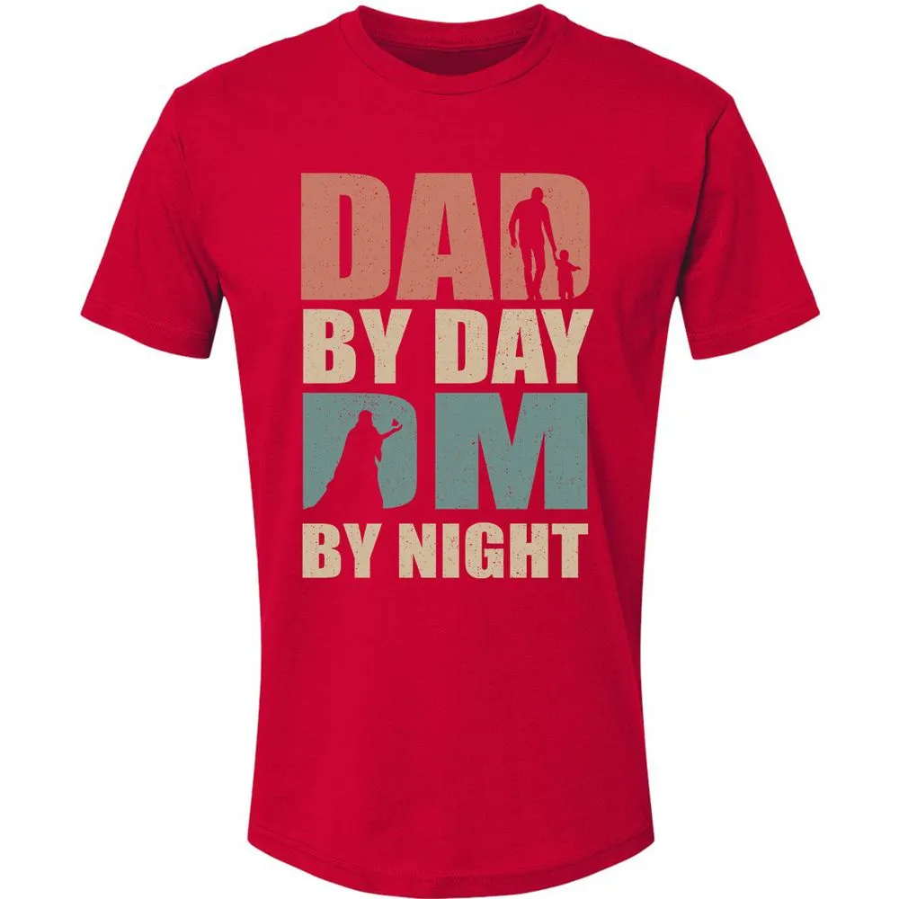 Dad By Day DM By Night - Red - 6