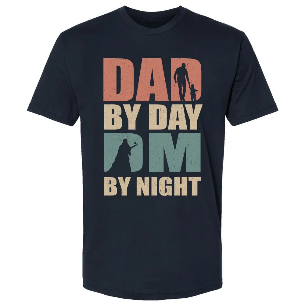 Dad By Day DM By Night - Midnight Navy - 2