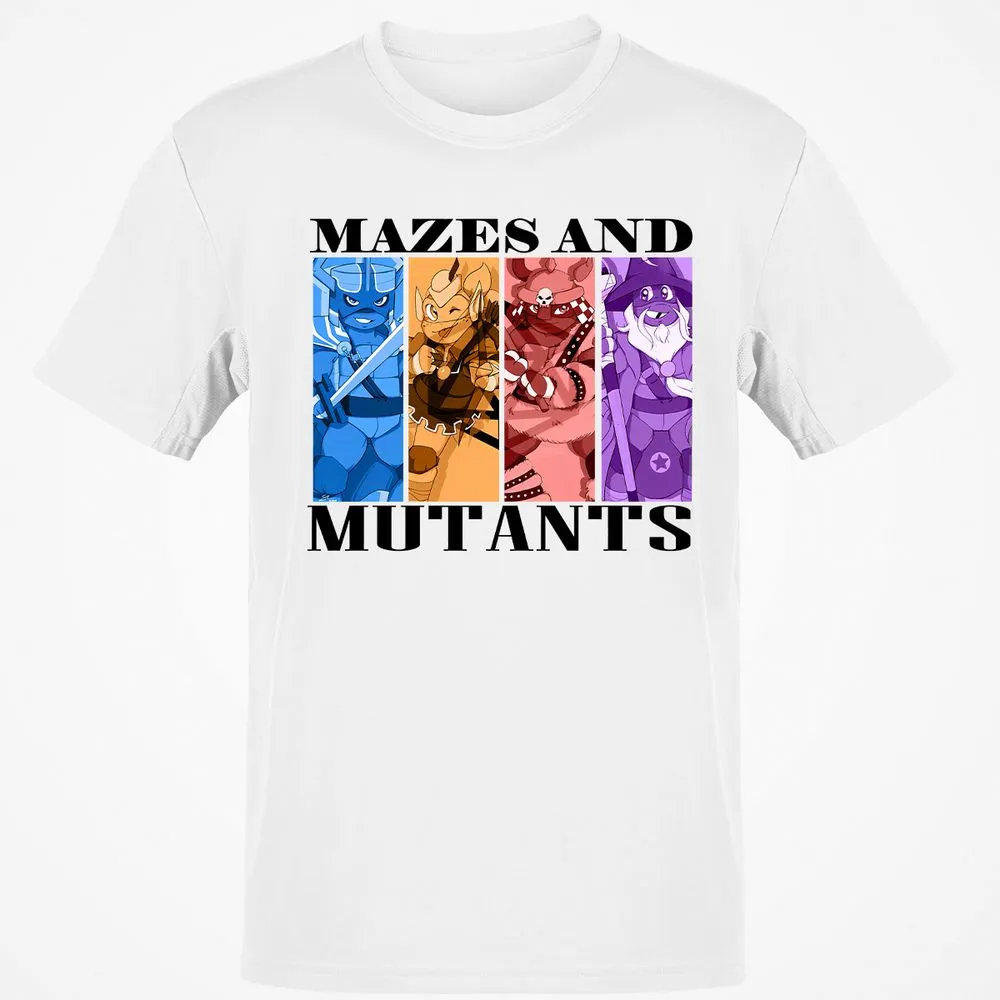Mazes & Mutants Classic Unisex T-Shirt - White - 1