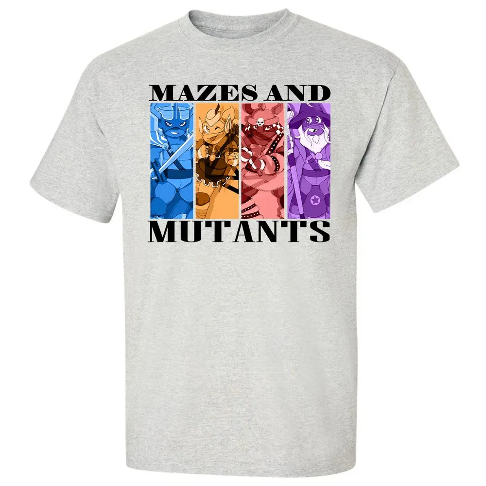 Mazes & Mutants Classic Unisex T-Shirt - Ash - 2