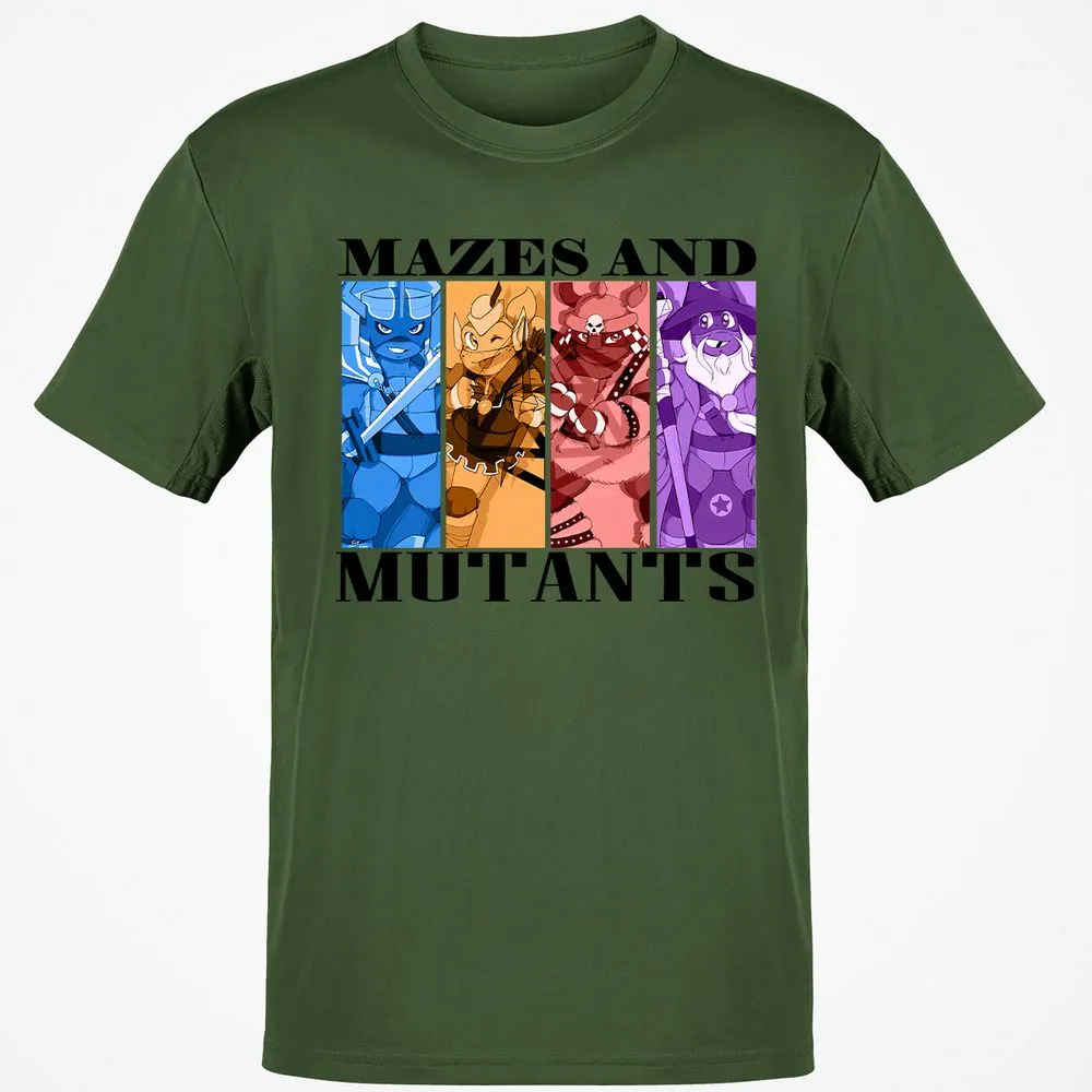 Mazes & Mutants Classic Unisex T-Shirt - Military Green - 6