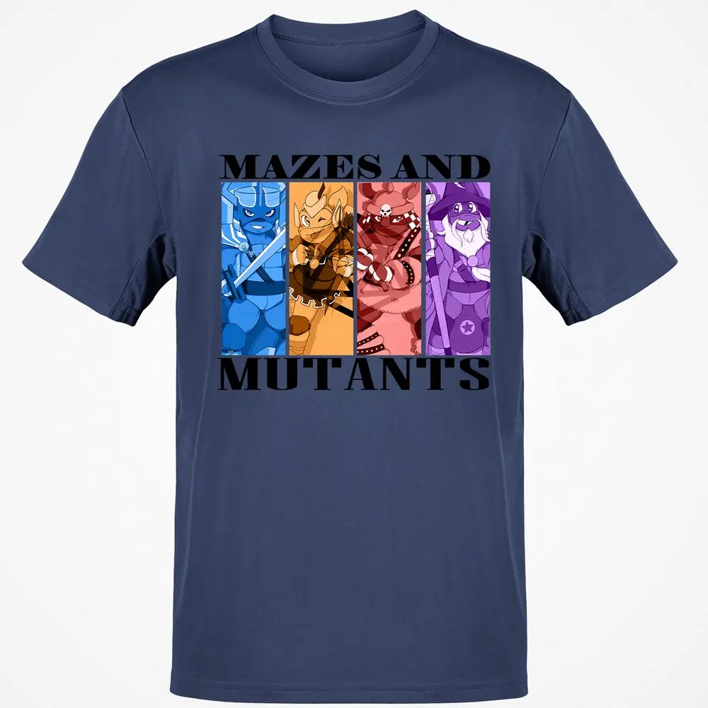 Mazes & Mutants Classic Unisex T-Shirt - Navy - 7