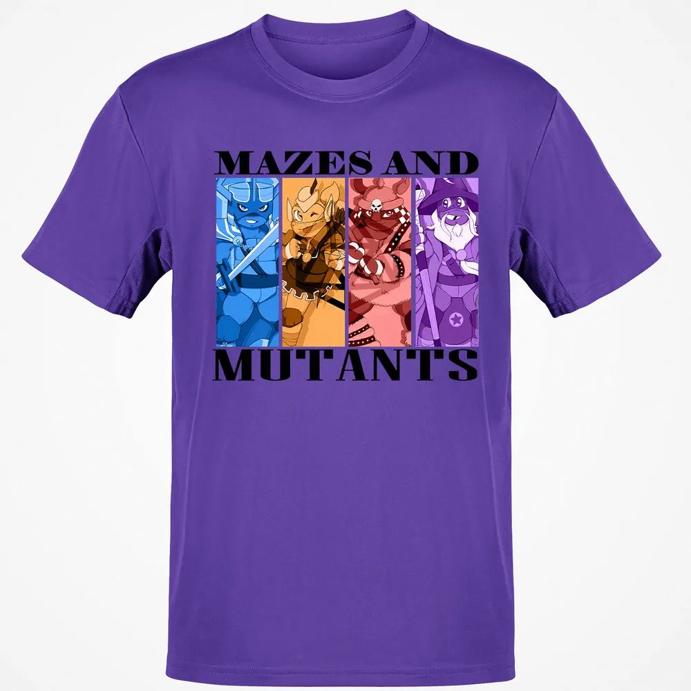 Mazes & Mutants Classic Unisex T-Shirt - Purple - 9